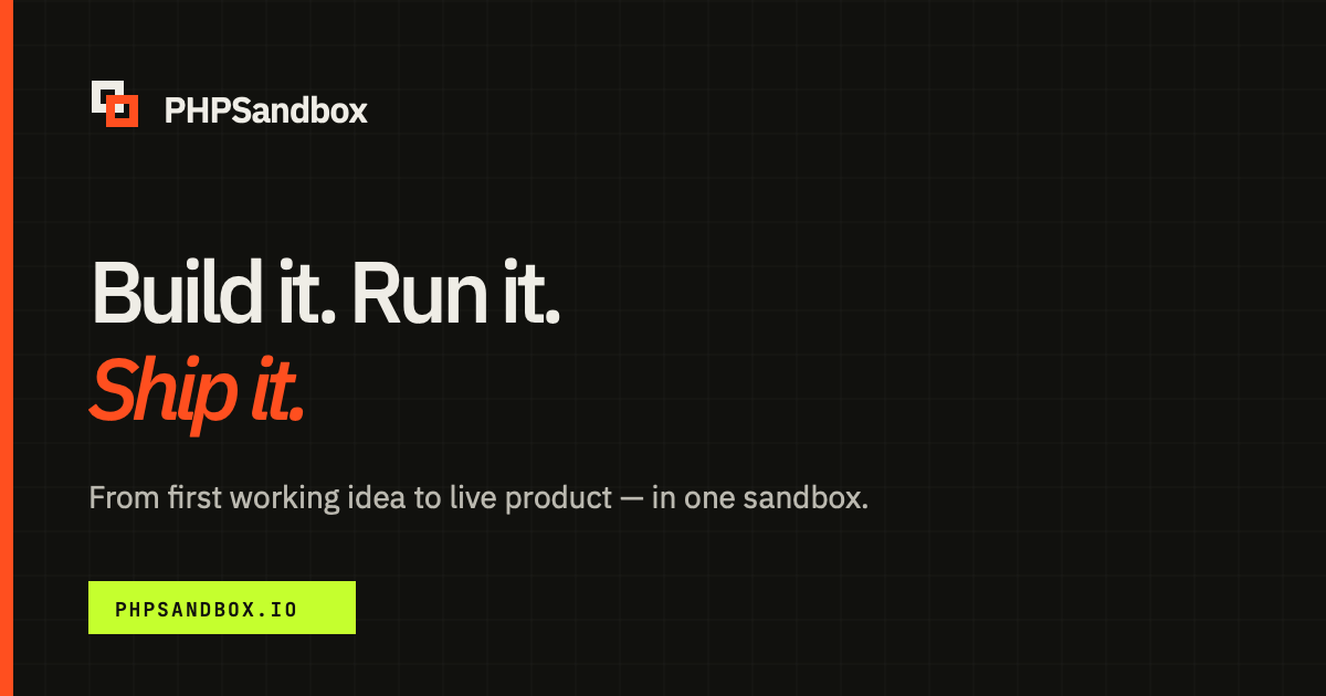 PHPSandbox screenshot 1